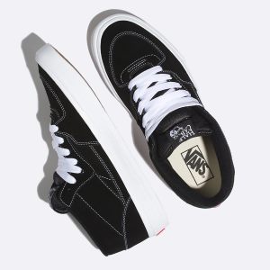 Vans Erkek Mid Ayakkabı Half Cab Siyah/Beyaz Türkiye | 12330-536